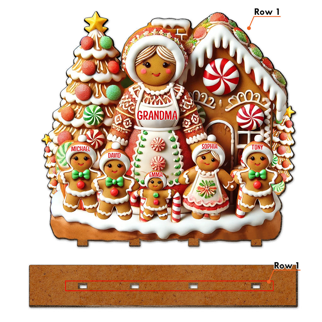 Grandma&#39;s Perfect Batch Personalized Grandma Standing Wooden Plaque