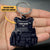 Police Bulletproof Vest Personalized Flat Keychain