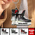 Hockey Skates - Personalized Acrylic Keychain, Gifts For Ice Hockey Lovers