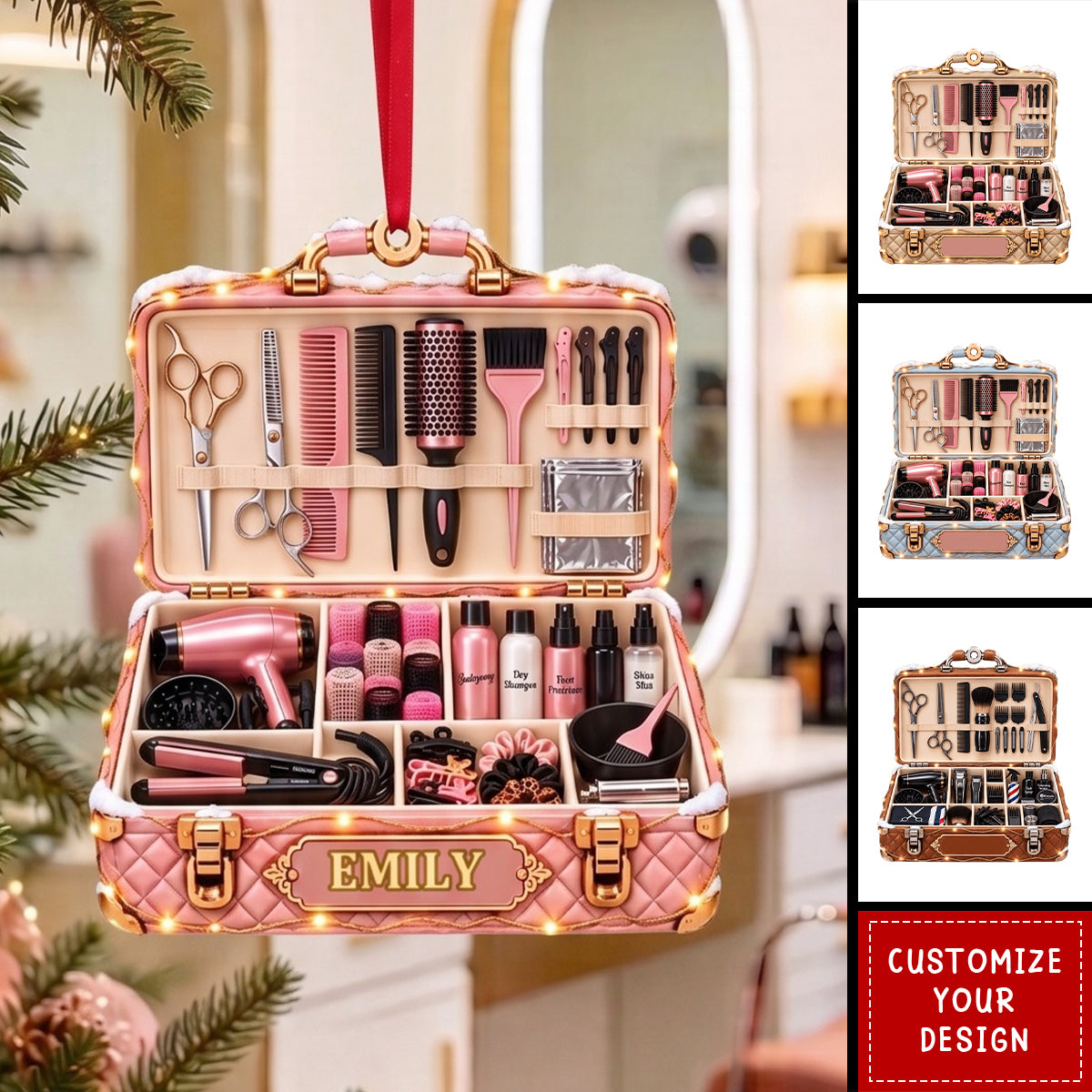 Hairstylist Christmas Ornament - Personalized Gifts for Christmas