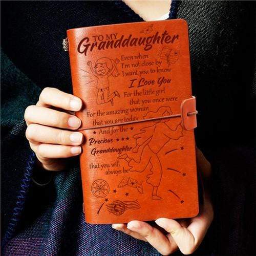 To Granddaughter - Even When I&#39;m Not Close by- Vintage Journal