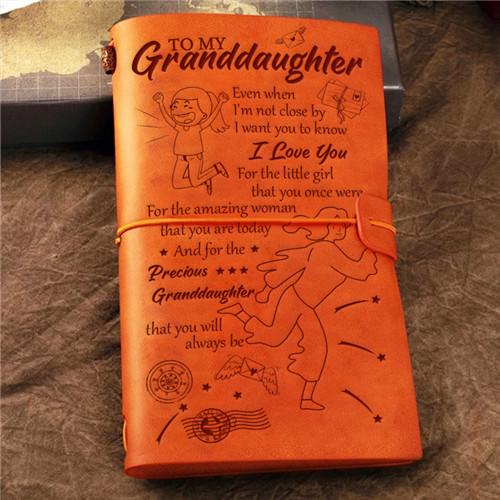 To Granddaughter - Even When I&#39;m Not Close by- Vintage Journal