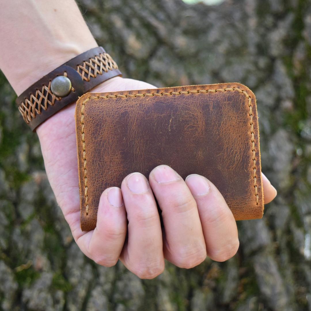 To My Granddaughter -You Will Never Lose- Leather Bifold Wallet