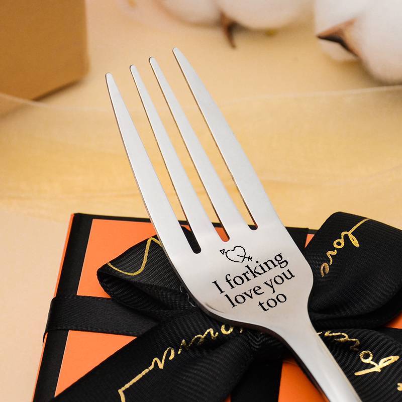 Engraved Fork - Best Gift for Husband Wife and Family