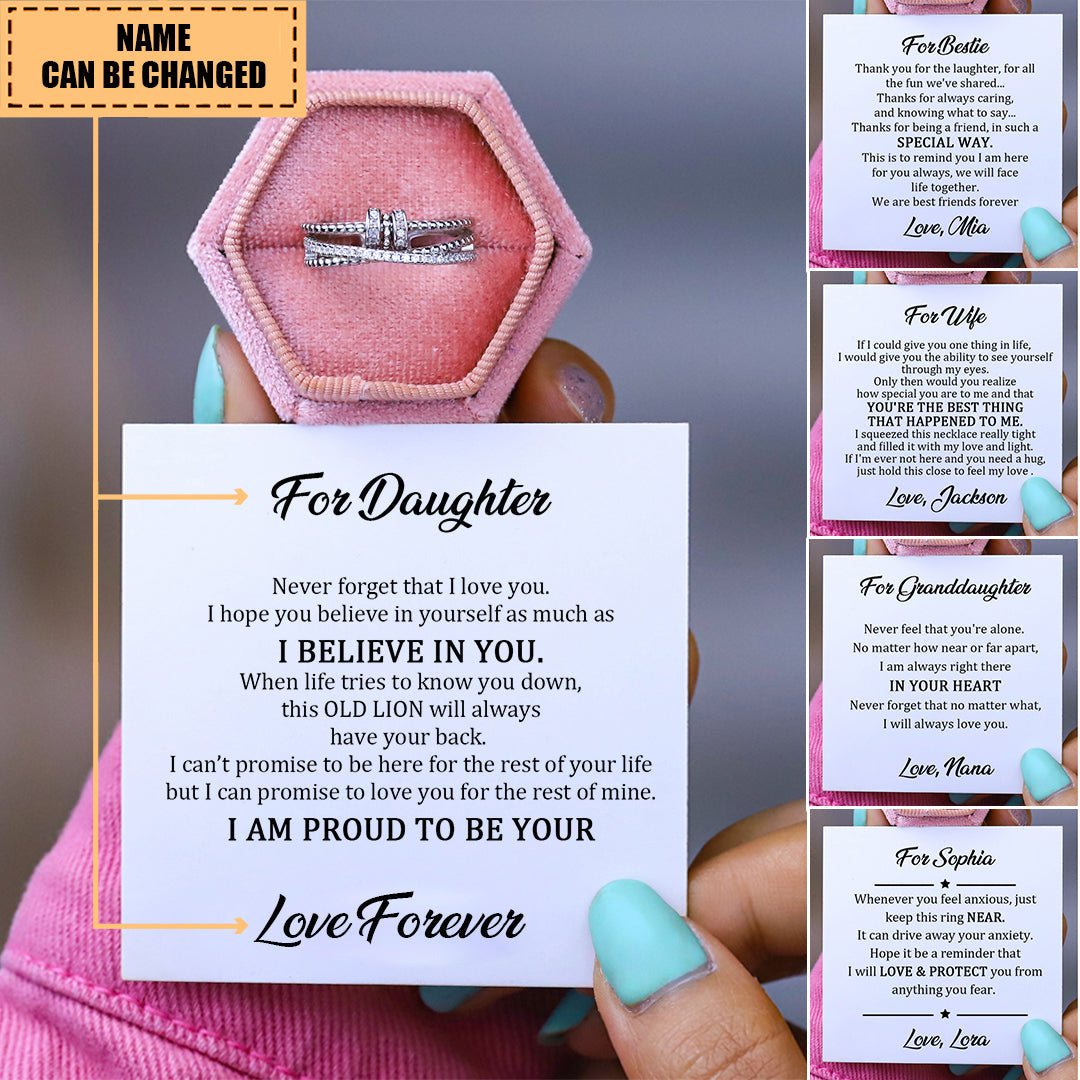 Personalized Fidget Ring