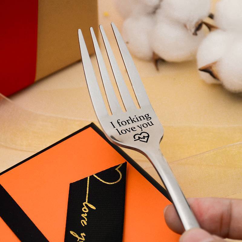 Engraved Fork - Best Gift for Husband Wife and Family