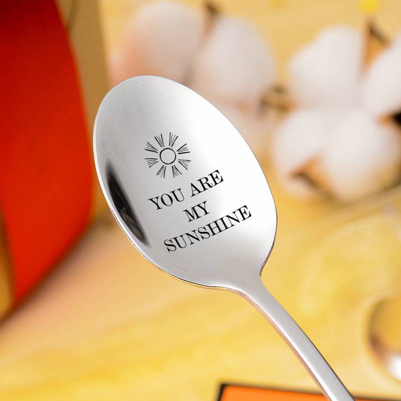 Cute Spoon-Let&#39;s Have Coffee Together Forever