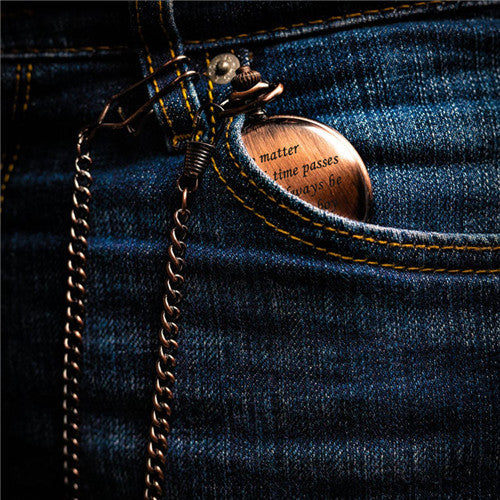 Dad To Son - Time Passes - Pocket watch