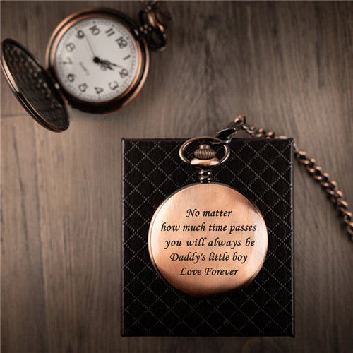 Dad To Son - Time Passes - Pocket watch