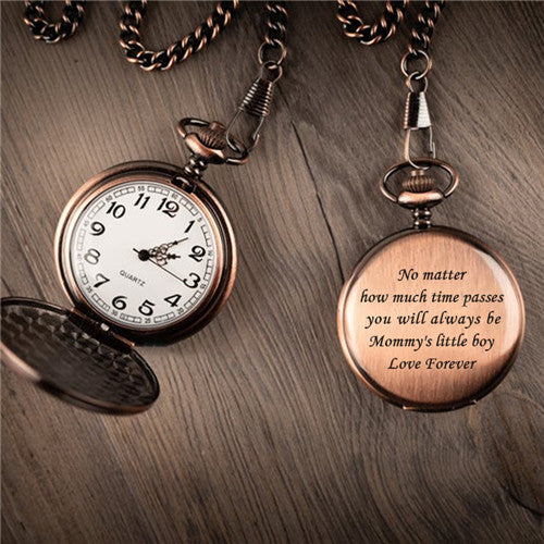 Mom To Son - Time Passes - Pocket watch