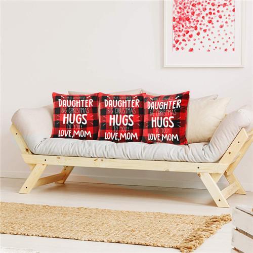 Mom To Daughter - Big Christmas Hugs To You - Pillow Case