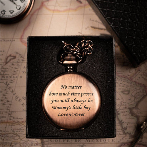 Mom To Son - Time Passes - Pocket watch