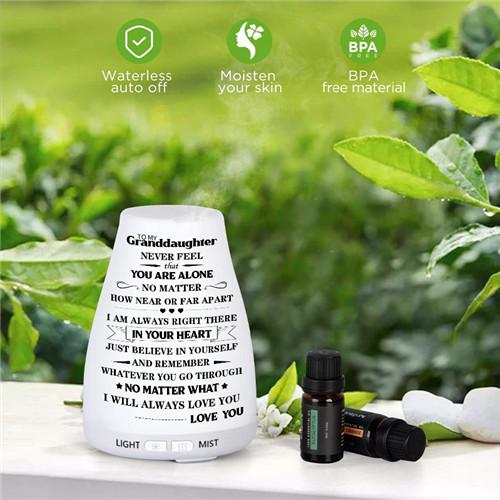 To My Granddaughter - You Will Never Feel Alone - Aroma Lamp