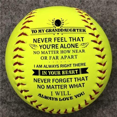To Granddaughter - I Will Always Love You - Softball