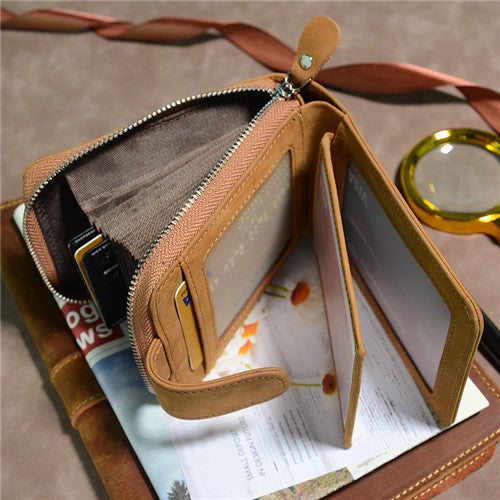 To My Grandson - You Will Never Lose - Card Holder Zipper Wallet