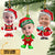Personalized Photo Santa Christmas Ornament With Grandma Or Grandkids Names